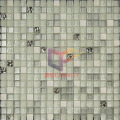 Silver Glass and White Stone Mosaic (CS080)